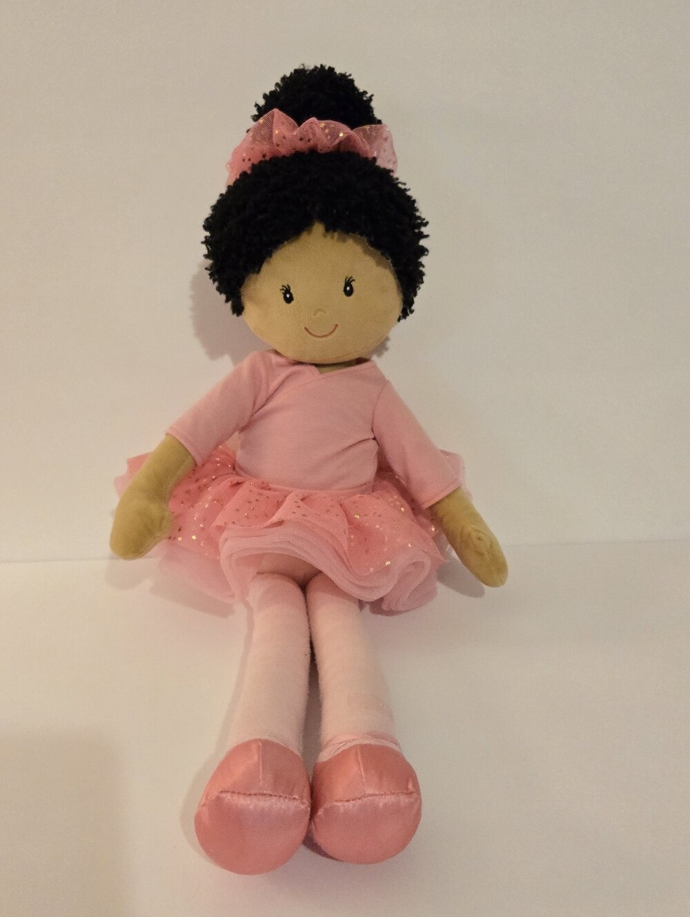 Get Your Hands on a Ganz Ballerina Rag Doll Aliyah Black Hair Pink Tutu